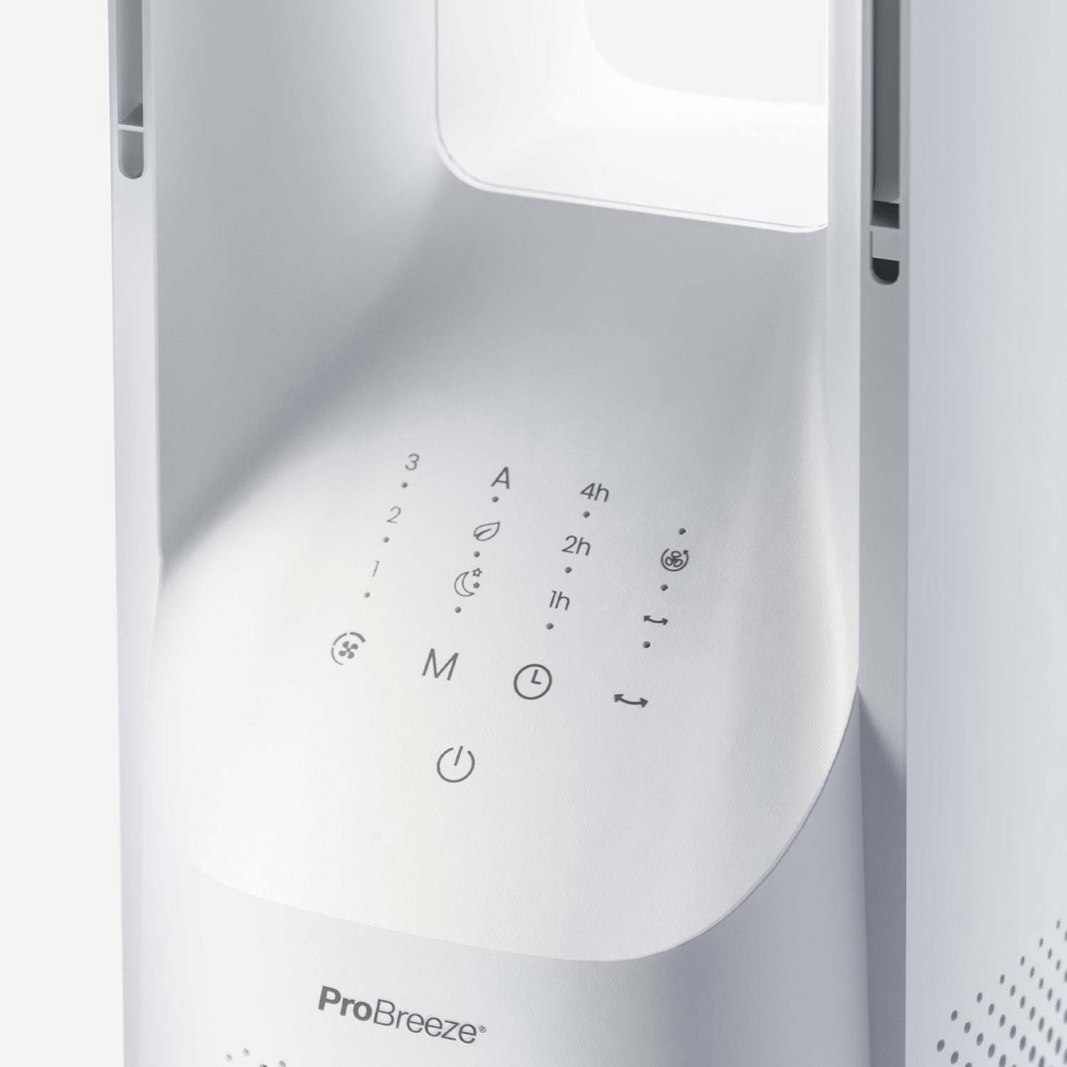 40" Bladeless Tower Fan with Smart App Control - White