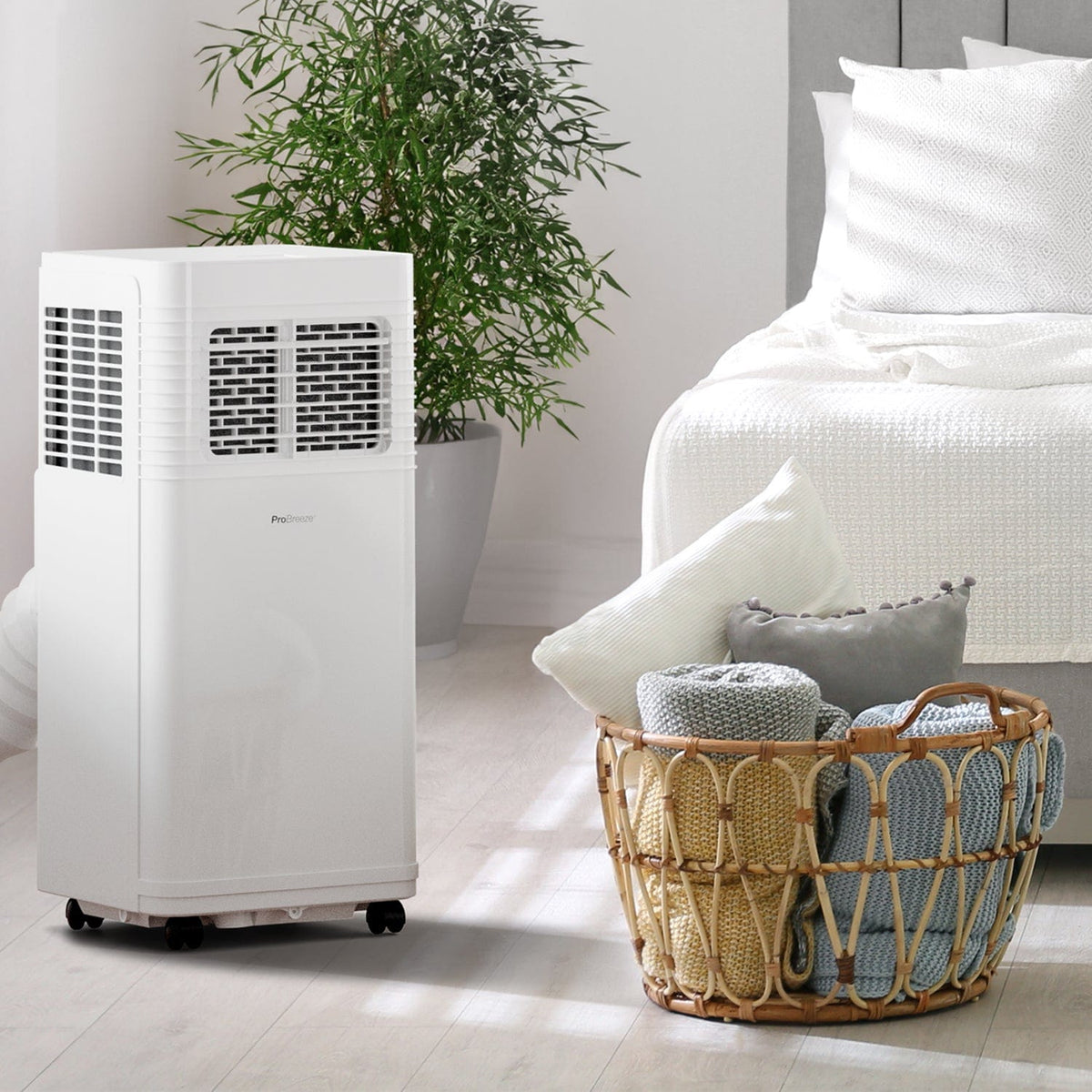 Refurbished - 5000 BTU 3-in-1 Portable Air Conditioner with Dehumidification Function - Smart Wifi App