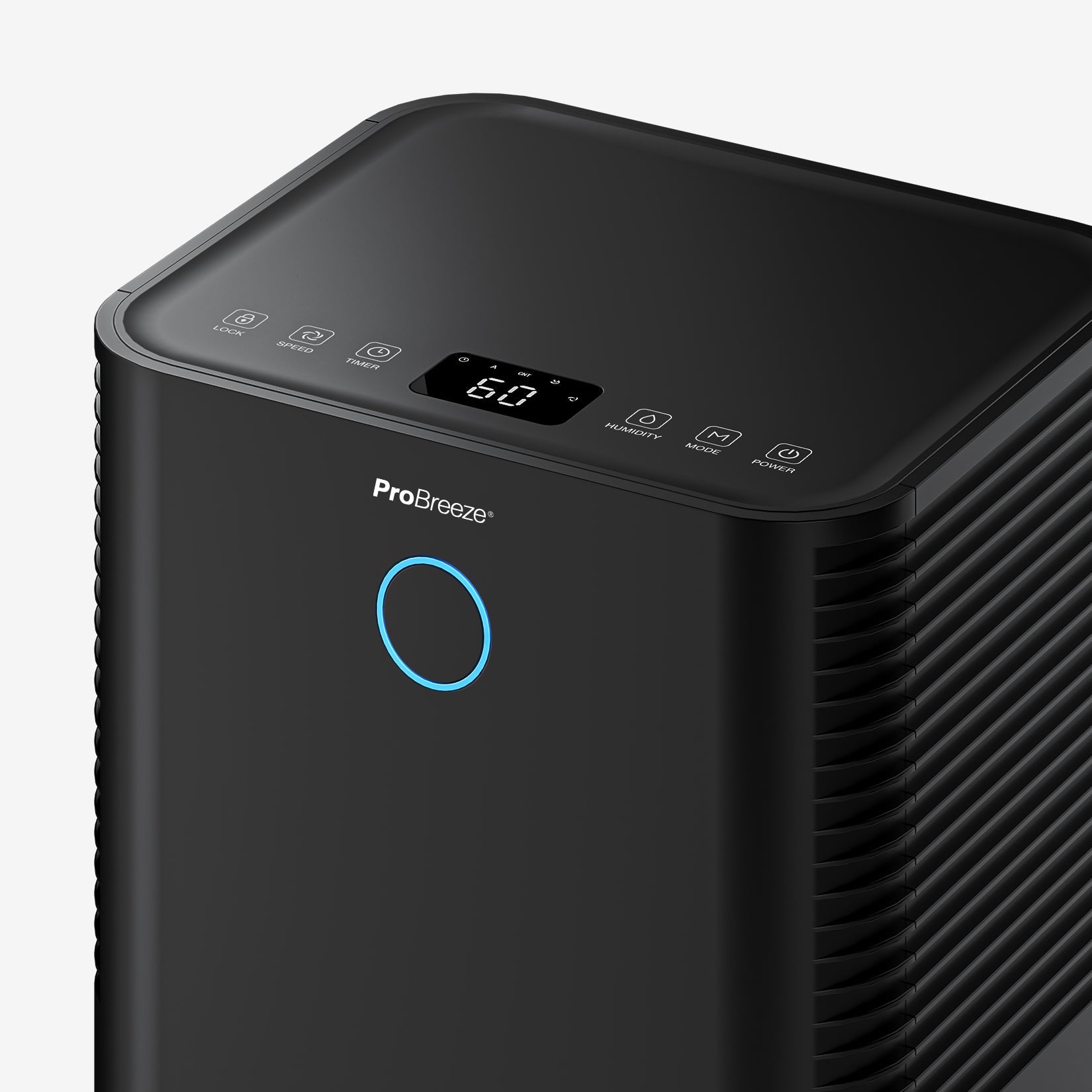 OmniDry 12L Quiet Low Energy Dehumidifier - Black