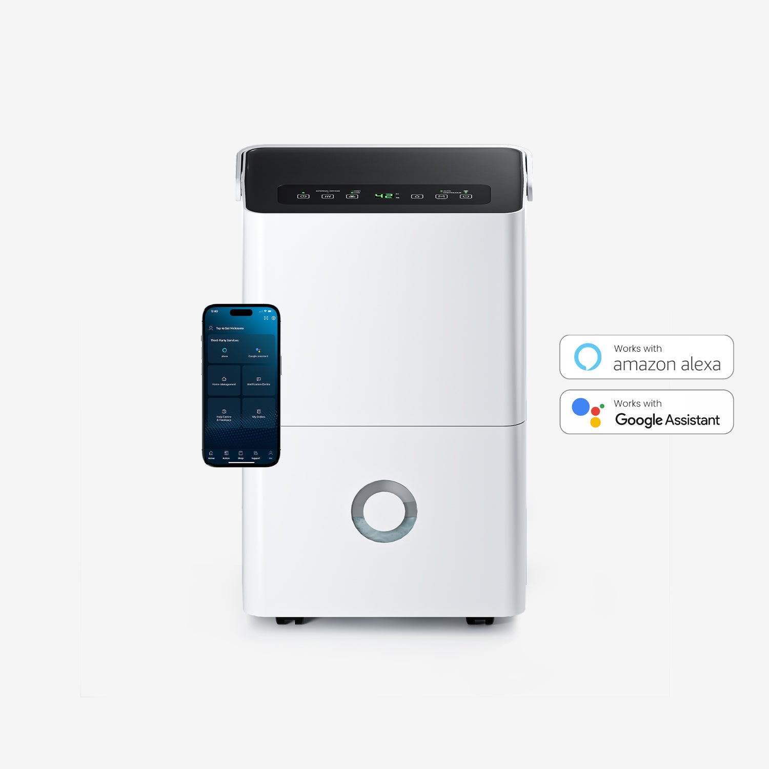 30L Dehumidifier with Max Extraction and Smart App Control
