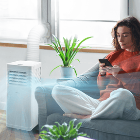 5000 BTU 4-in-1 Portable Air Conditioner with Dehumidification Function - Smart Wifi App
