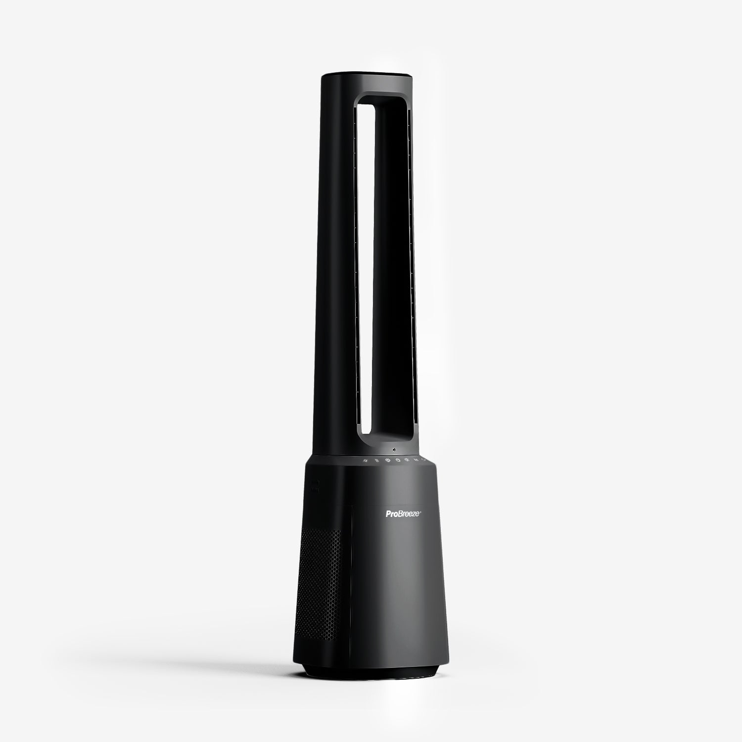 OmniAir 41" Premium Bladeless Tower Fan and Air Purifier with Smart App Control - Black