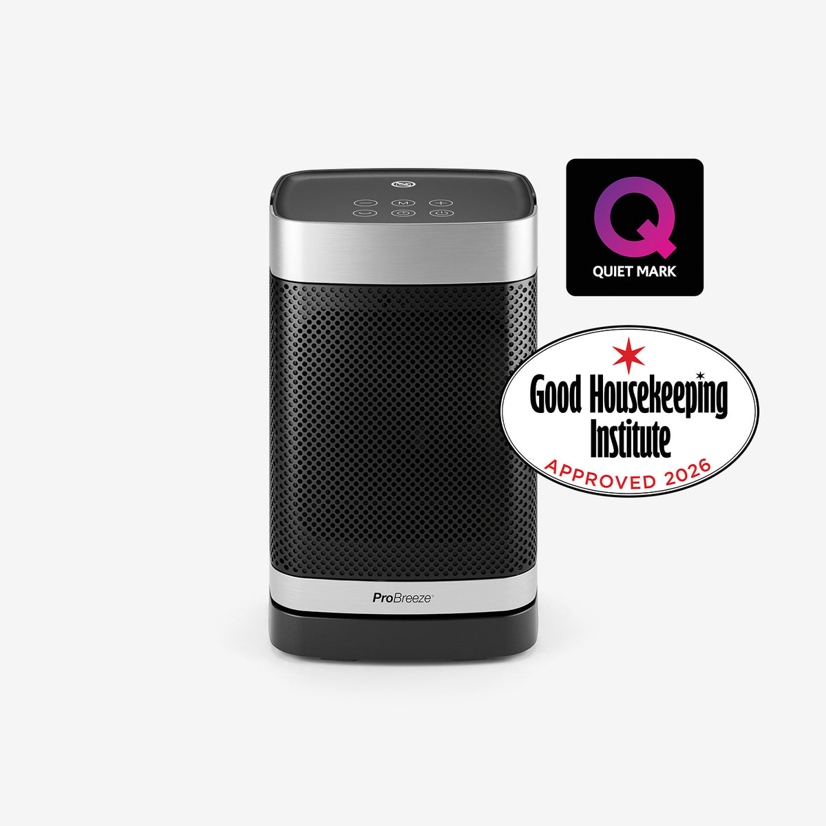 ThermaCube™ Mini 1500W Ceramic Fan Heater - Black