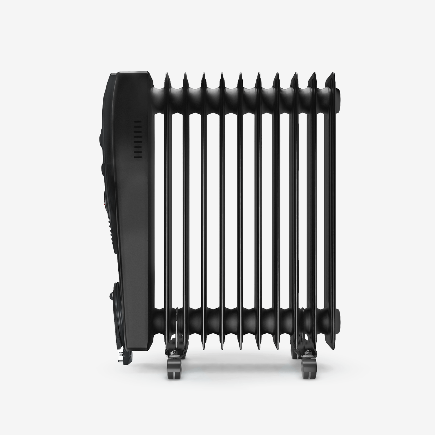 Refurbished - 2500W Oil Filled Radiator with 11 Fins - Black