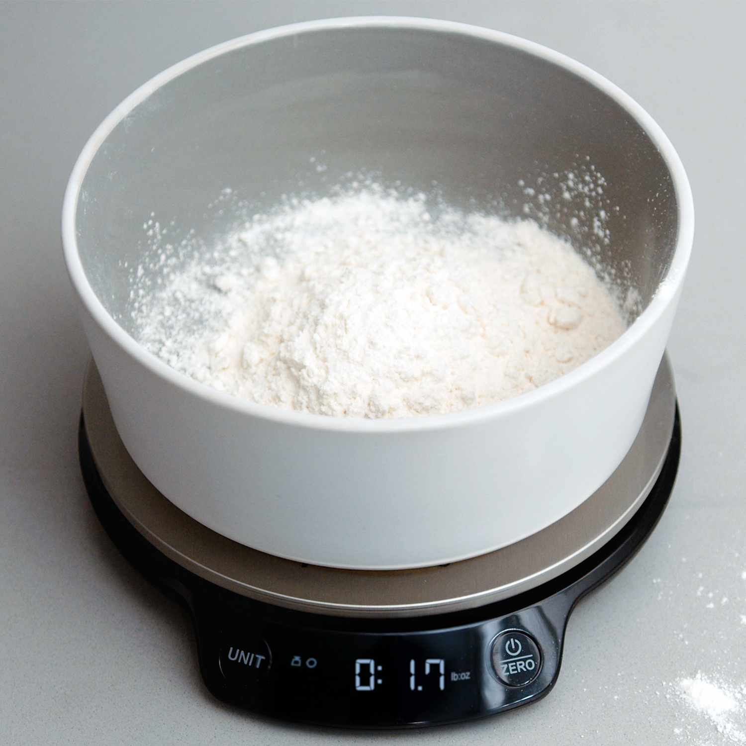 Digital Kitchen Scales - Stainless Steel (g/ml/fl oz/lb oz)