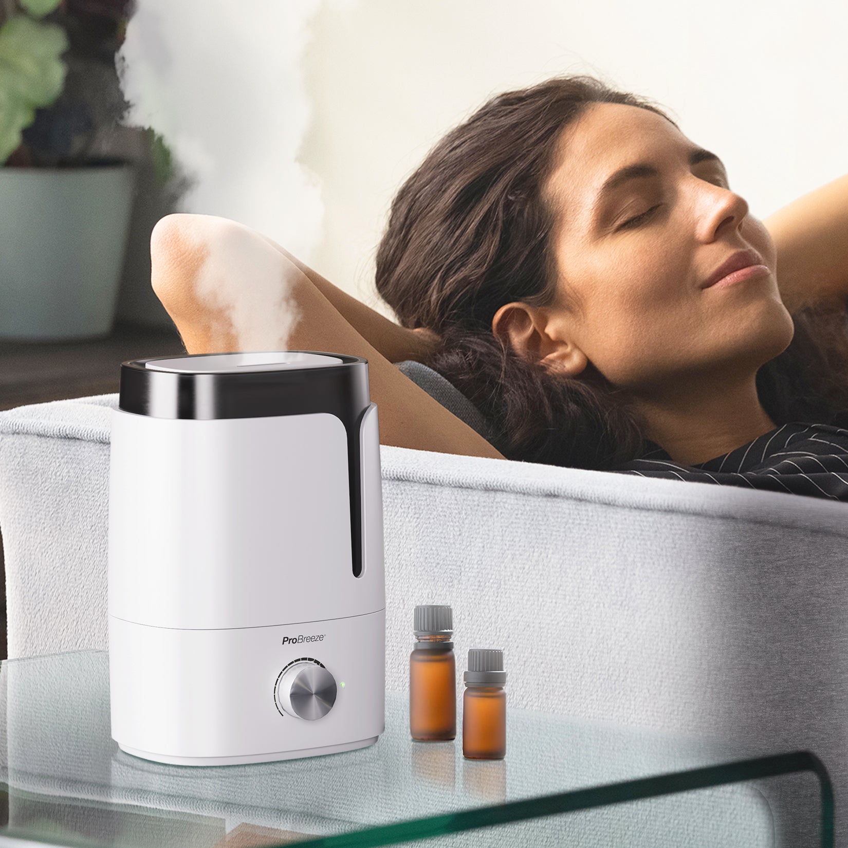 3.5L Ultrasonic Cool Mist Humidifier with Aroma Diffuser