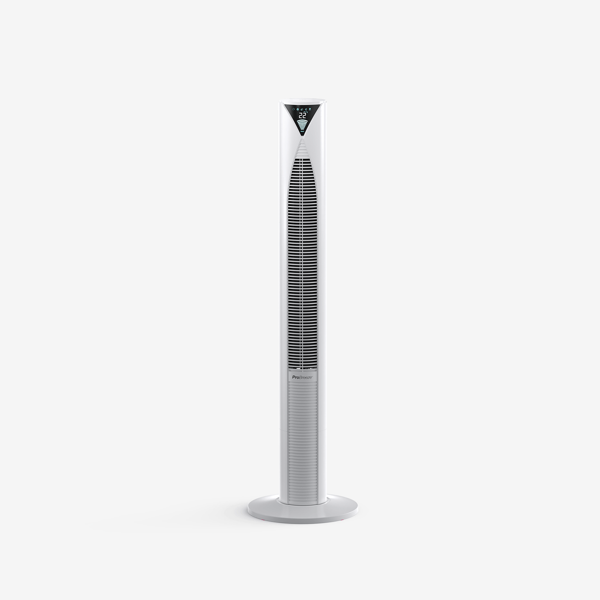 46" Oscillating Tower Fan White