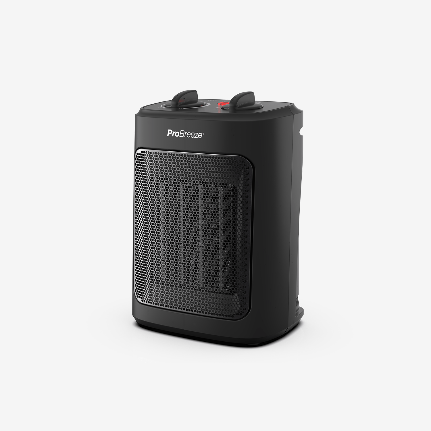 2000W Mini Ceramic Fan Heater - Black