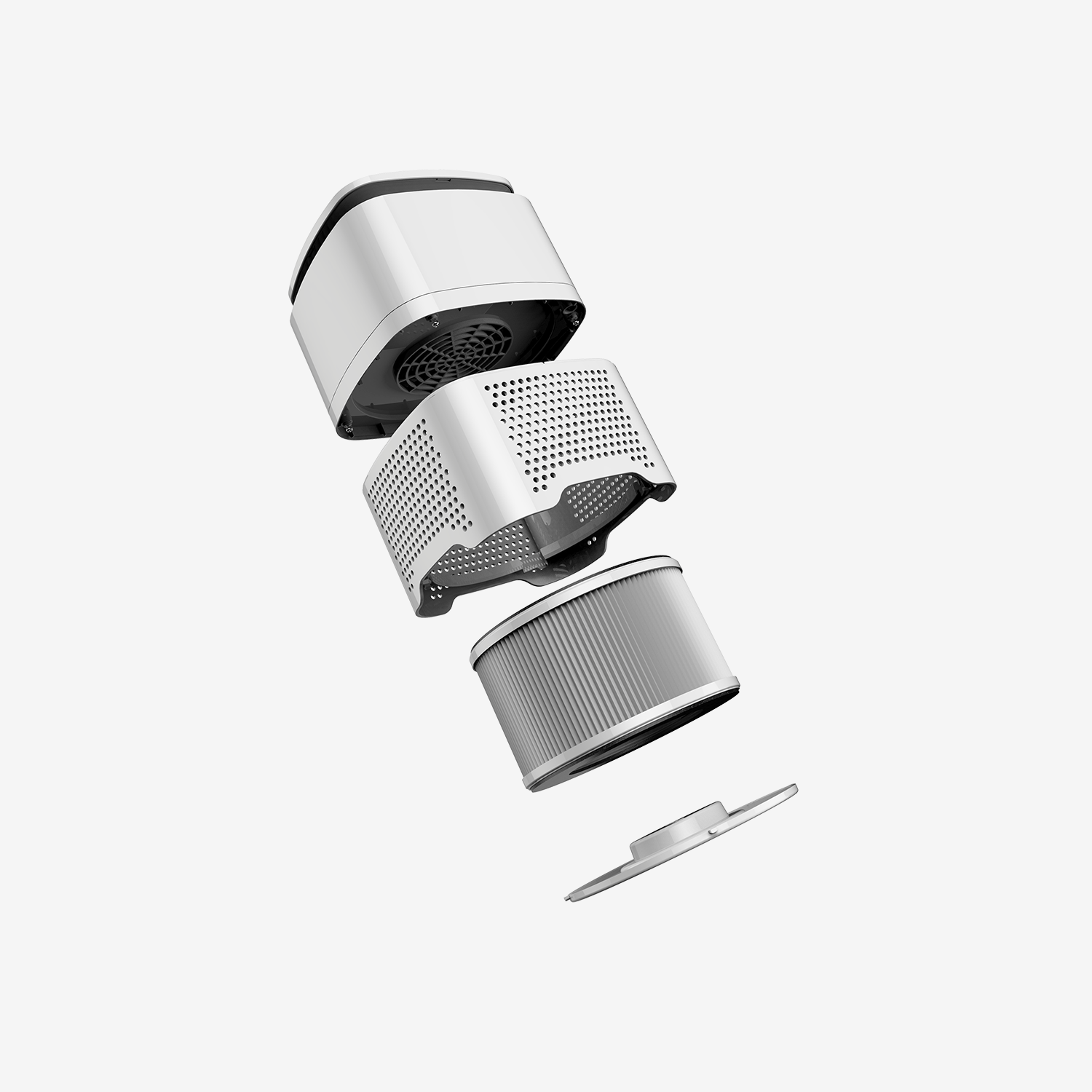 4-in-1 Air Purifier - True HEPA Filter with Negative Ion Generator