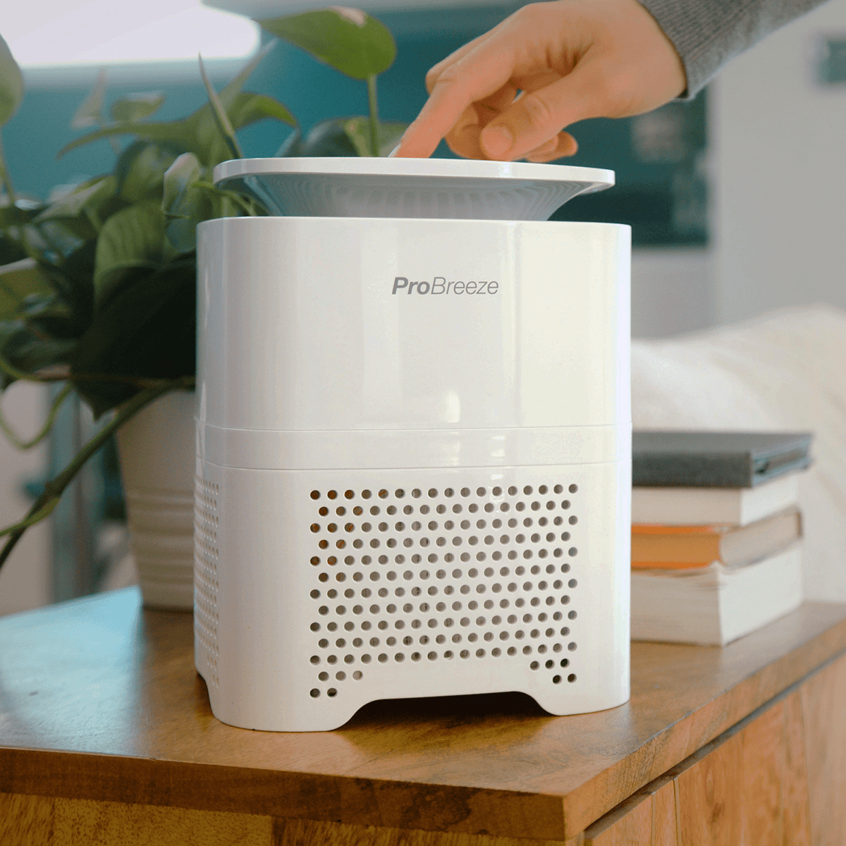 4-in-1 Air Purifier - True HEPA Filter with Negative Ion Generator