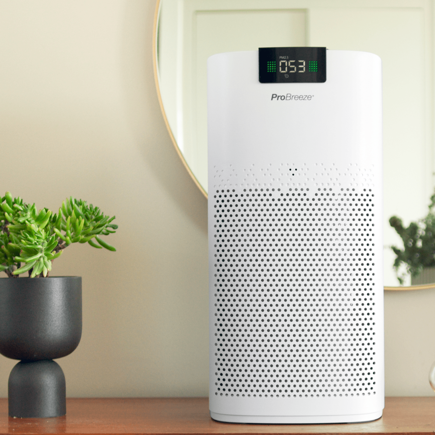 Refurbished - Ultra-Powerful Air Purifier with UV-Cleansing Light, Ioniser and 3 Layer Filtration System