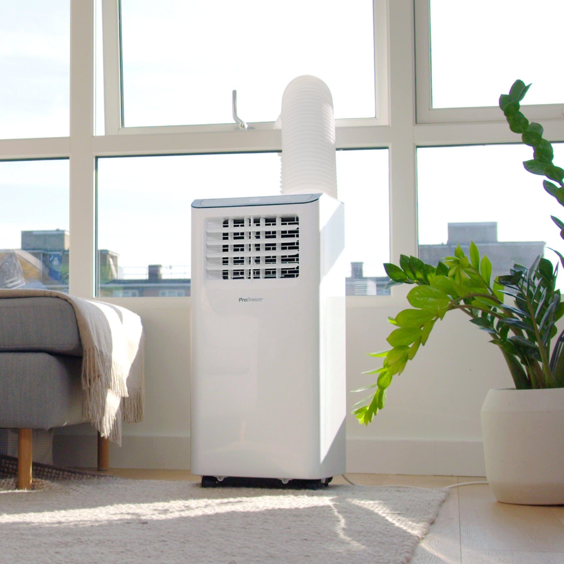 9000 BTU 3-in-1 Portable Air Conditioner with Dehumidification Function - Smart Wifi App