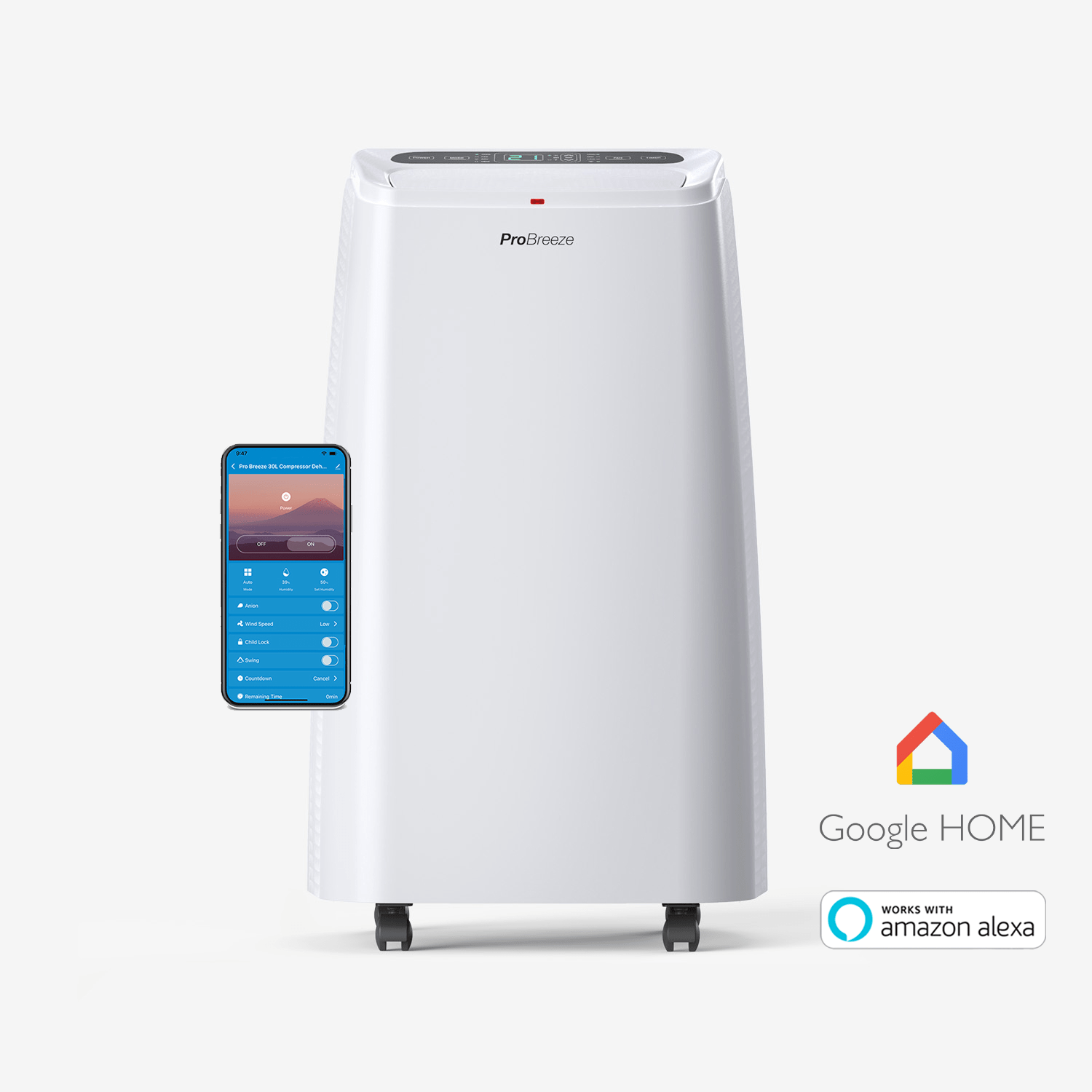 12,000 BTU 4-in-1 Portable Air Conditioner & Heater with Smart App