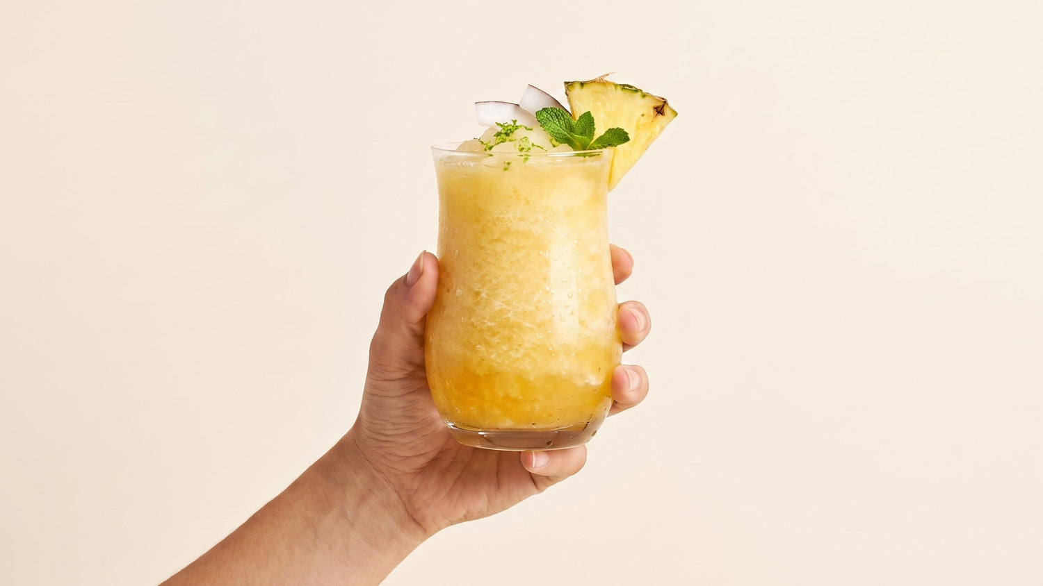 Frozen Piña Colada Slushie