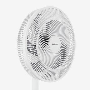 AirFlo™ Slim 43" Hybrid Pedestal Fan - Ultra- Quiet Air Circulator - White