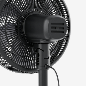 AirFlo™ Slim 43" Hybrid Pedestal Fan - Ultra- Quiet Air Circulator - Black