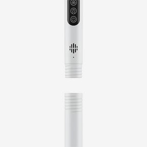 AirFlo™ Slim 43" Hybrid Pedestal Fan - Ultra- Quiet Air Circulator - White/Grey
