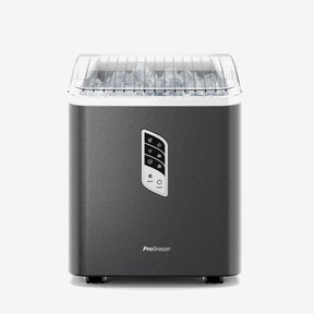 Countertop Ice Cube Maker - 2L Self-Cleaning Machine With 15kg Daily Output - Grey