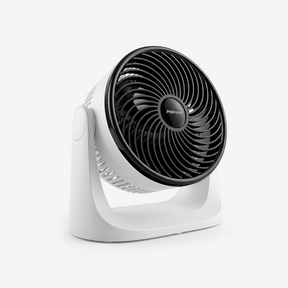 AirFlo™ Mini 11" Turbo Fan - Ultra-Quiet Air Circulator - White/Black