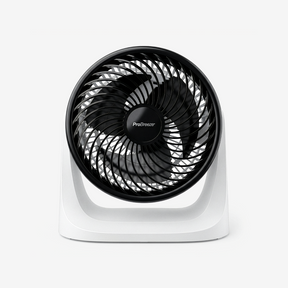 AirFlo™ Mini 11" Turbo Fan - Ultra-Quiet Air Circulator - White/Black