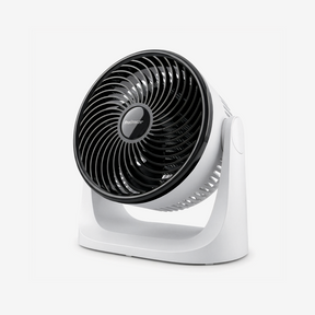 AirFlo™ Mini 11" Turbo Fan - Ultra-Quiet Air Circulator - White/Black