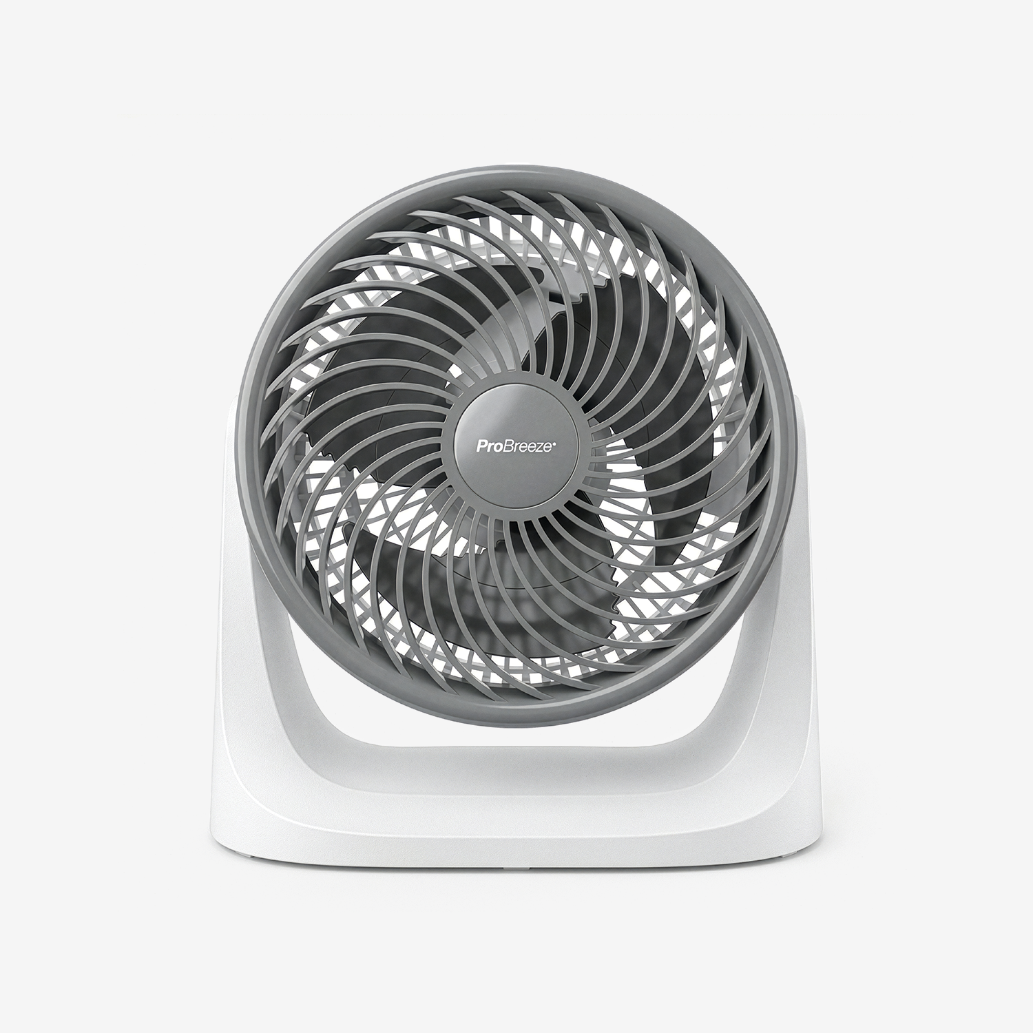 AirFlo™ Mini 11" Turbo Fan - Ultra-Quiet Air Circulator - White/Grey