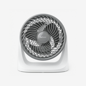 AirFlo™ Mini 11" Turbo Fan - Ultra-Quiet Air Circulator - White/Grey