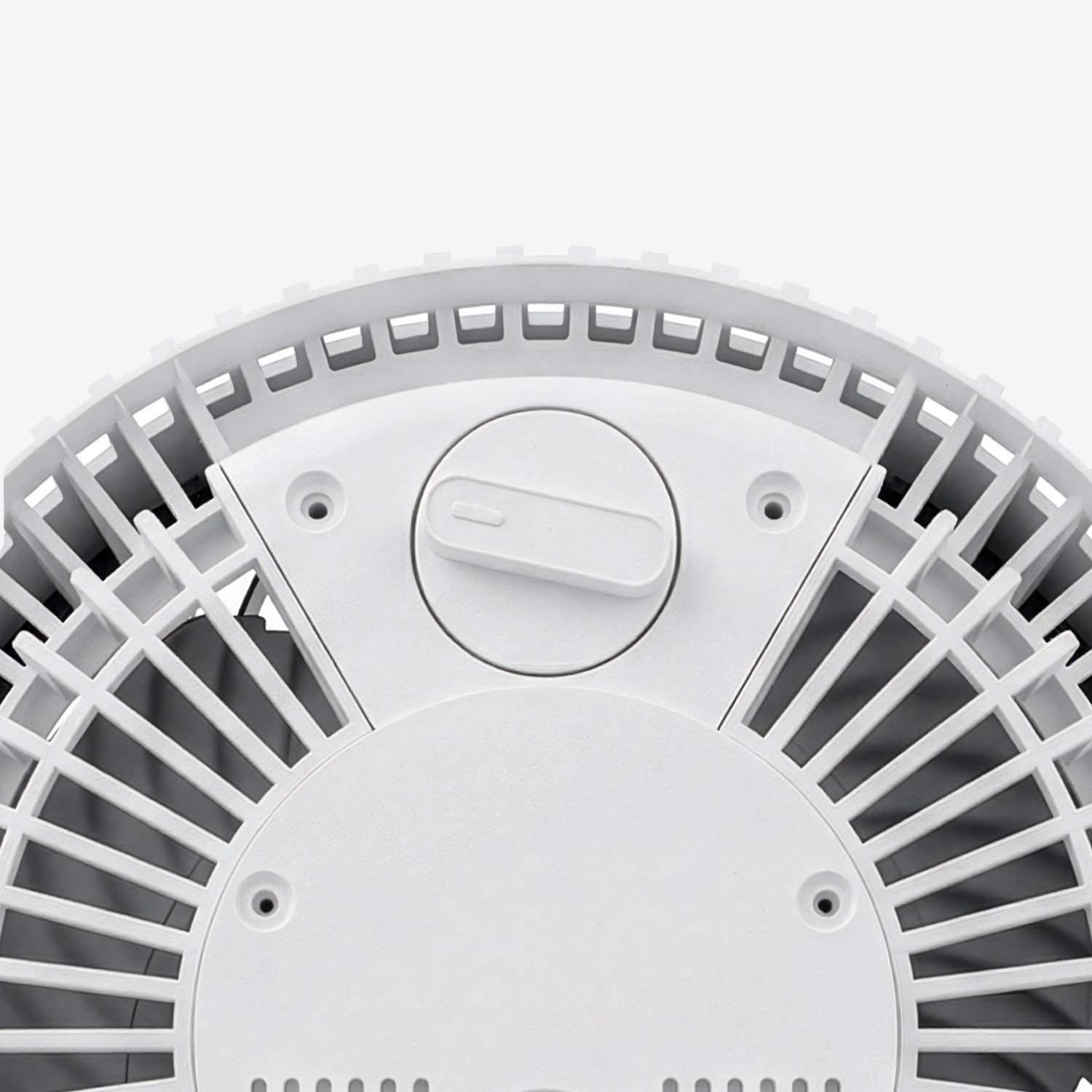 AirFlo™ Mini 11" Turbo Fan - Ultra-Quiet Air Circulator - White/Grey