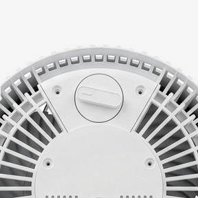 AirFlo™ Mini 11" Turbo Fan - Ultra-Quiet Air Circulator - White/Grey