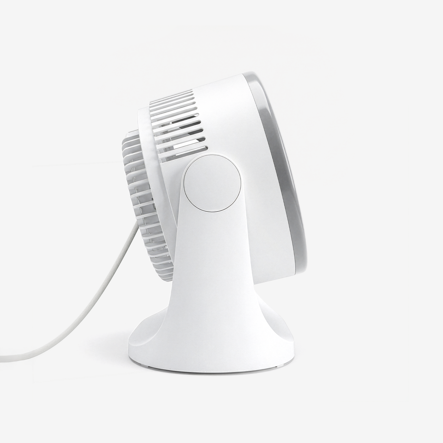 AirFlo™ Mini 11" Turbo Fan - Ultra-Quiet Air Circulator - White/Grey