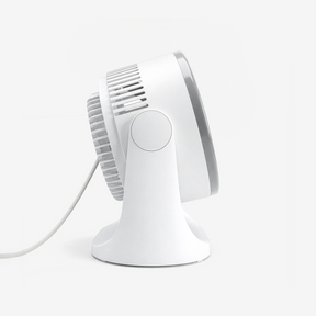 AirFlo™ Mini 11" Turbo Fan - Ultra-Quiet Air Circulator - White/Grey