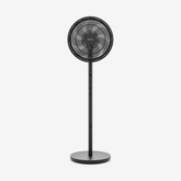 AirFlo™ Slim 43" Hybrid Pedestal Fan - Ultra- Quiet Air Circulator - Black