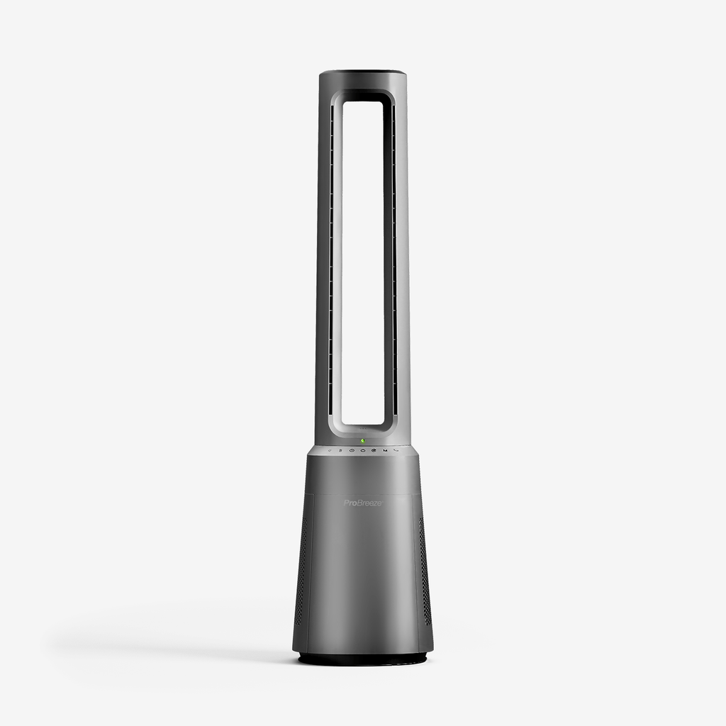 OmniAir 41" Premium Bladeless Tower Fan Air Purifier