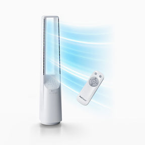 40" Bladeless Tower Fan with Smart App Control - White
