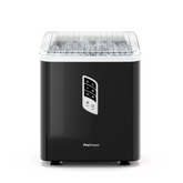Countertop Ice Cube Maker - 2L Self-Cleaning Machine With 15kg Daily Output - Black