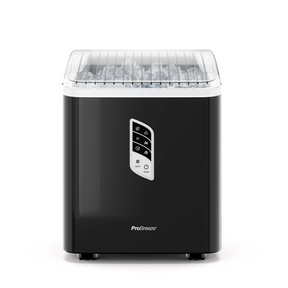 Countertop Ice Cube Maker - 2L Self-Cleaning Machine With 15kg Daily Output - Black