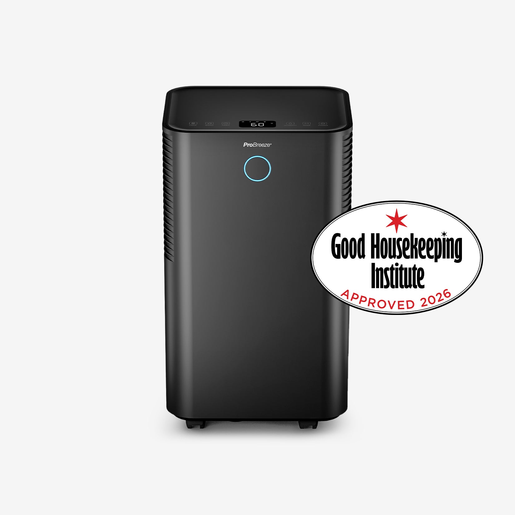 OmniDry 12L Quiet Low Energy Dehumidifier - Black