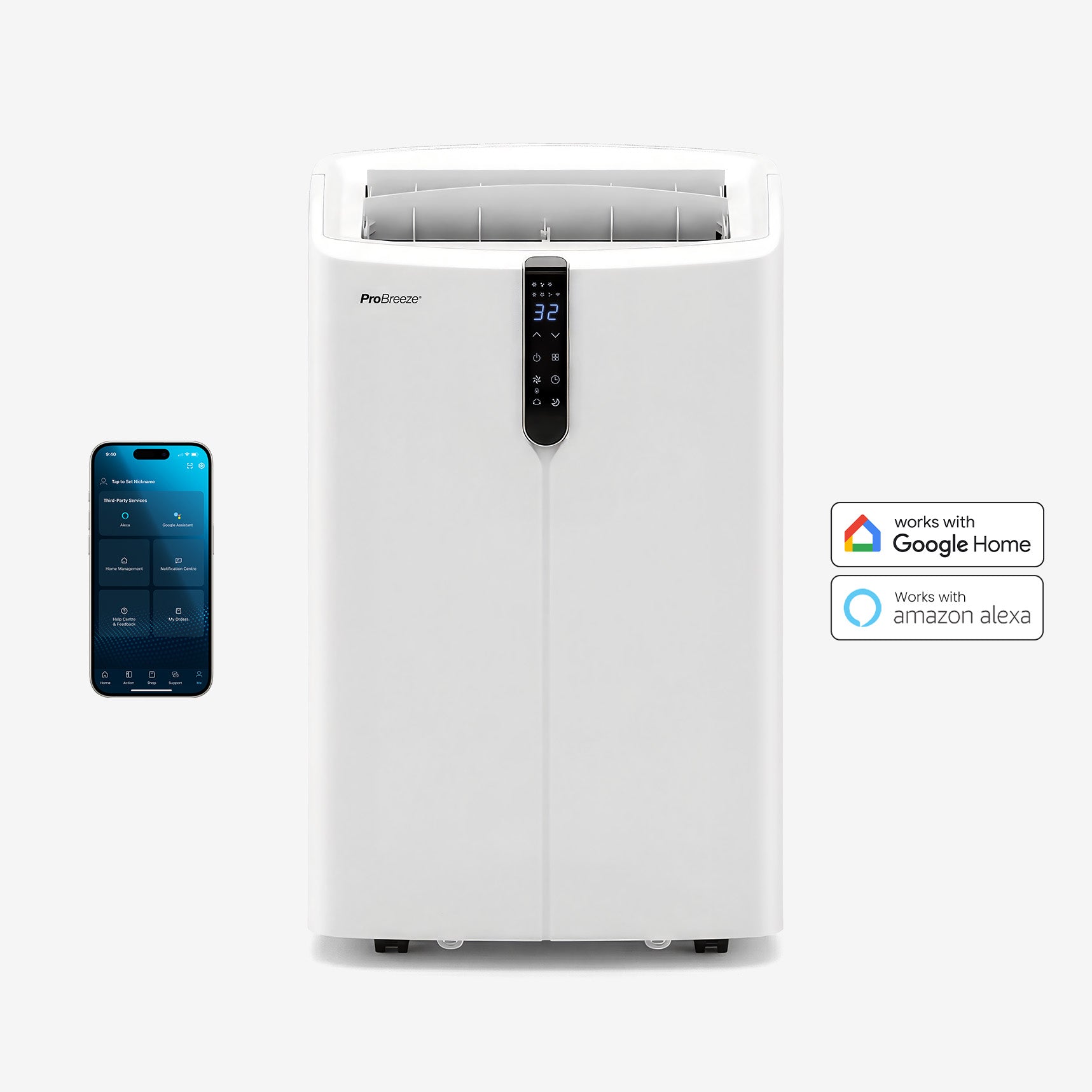 OmniCool™ 12000 BTU Quiet Portable Air Conditioner | Pro Breeze