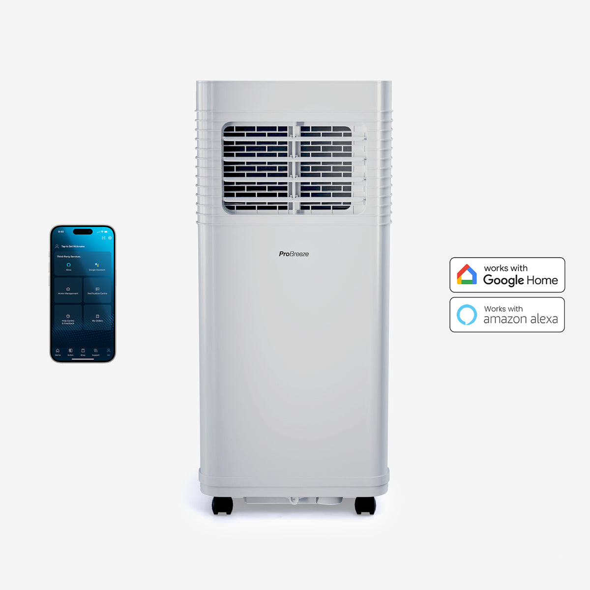 5000 BTU 3-in-1 Portable Air Conditioner with Dehumidification Function - Smart Wifi App