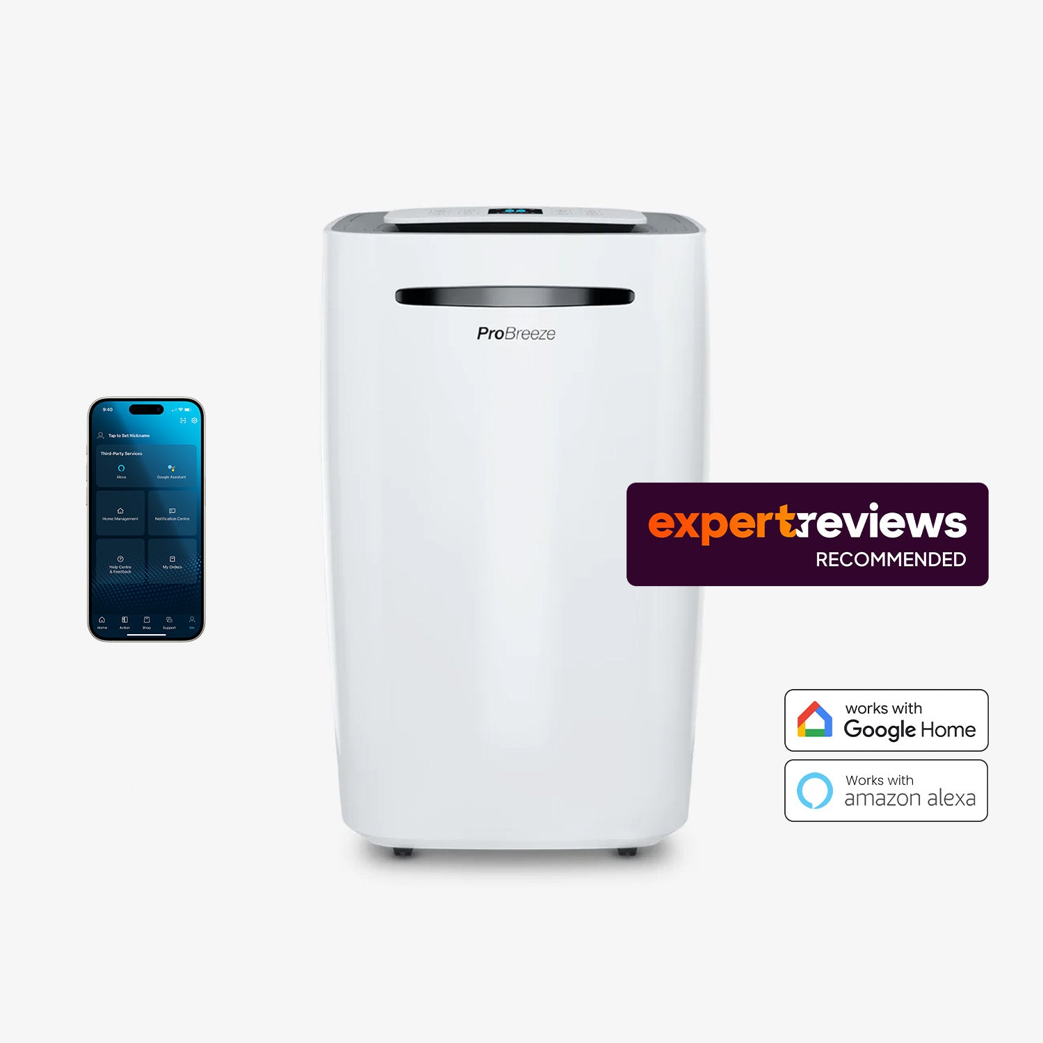 20L Dehumidifier with Max Extraction, Laundry Mode and Smart App Control