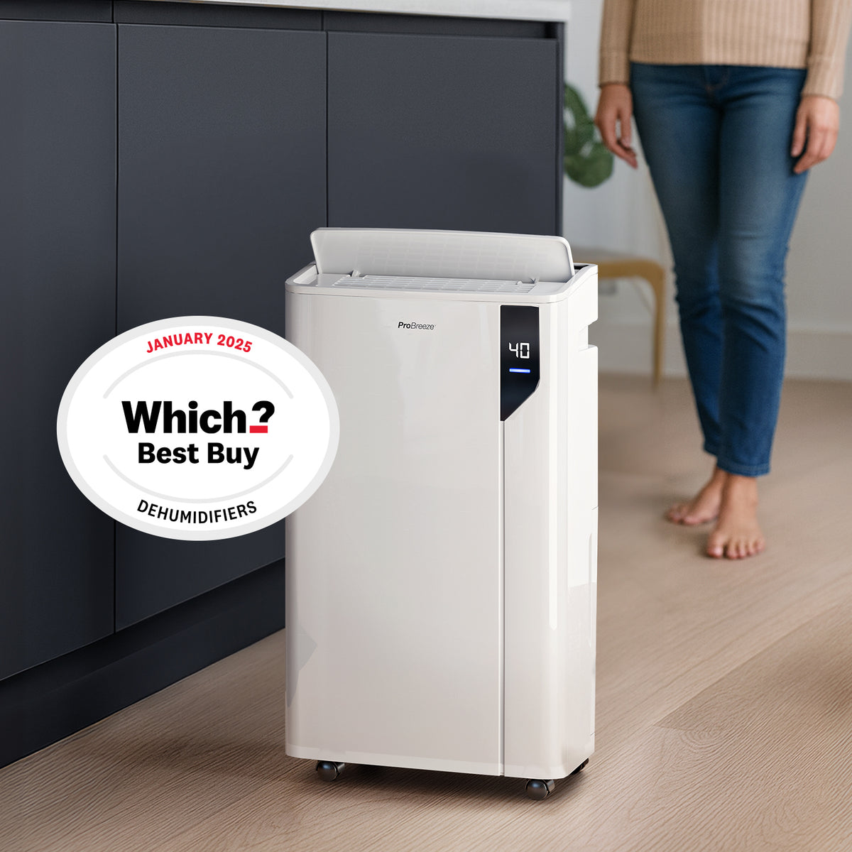 20L Premium Dehumidifier with Special One-Click Laundry Mode and Smart App Control