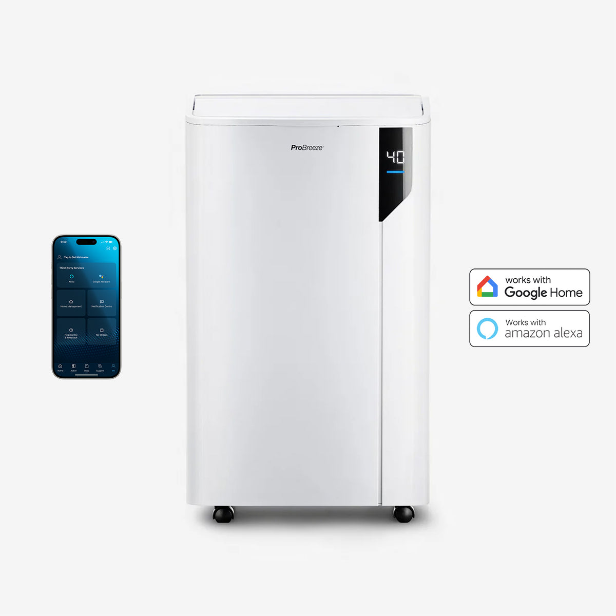25L Premium Dehumidifier with Special One-Click Laundry Mode and Smart App Control