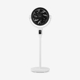 AirFlo Plus™ 44" Hybrid Pedestal Fan - Ultra-Quiet Air Circulator - White