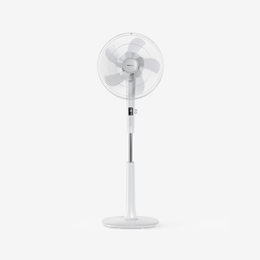 Refurbished - 16" Pedestal Fan - Low Energy DC Motor, 3 Operating Modes & Remote Control - White