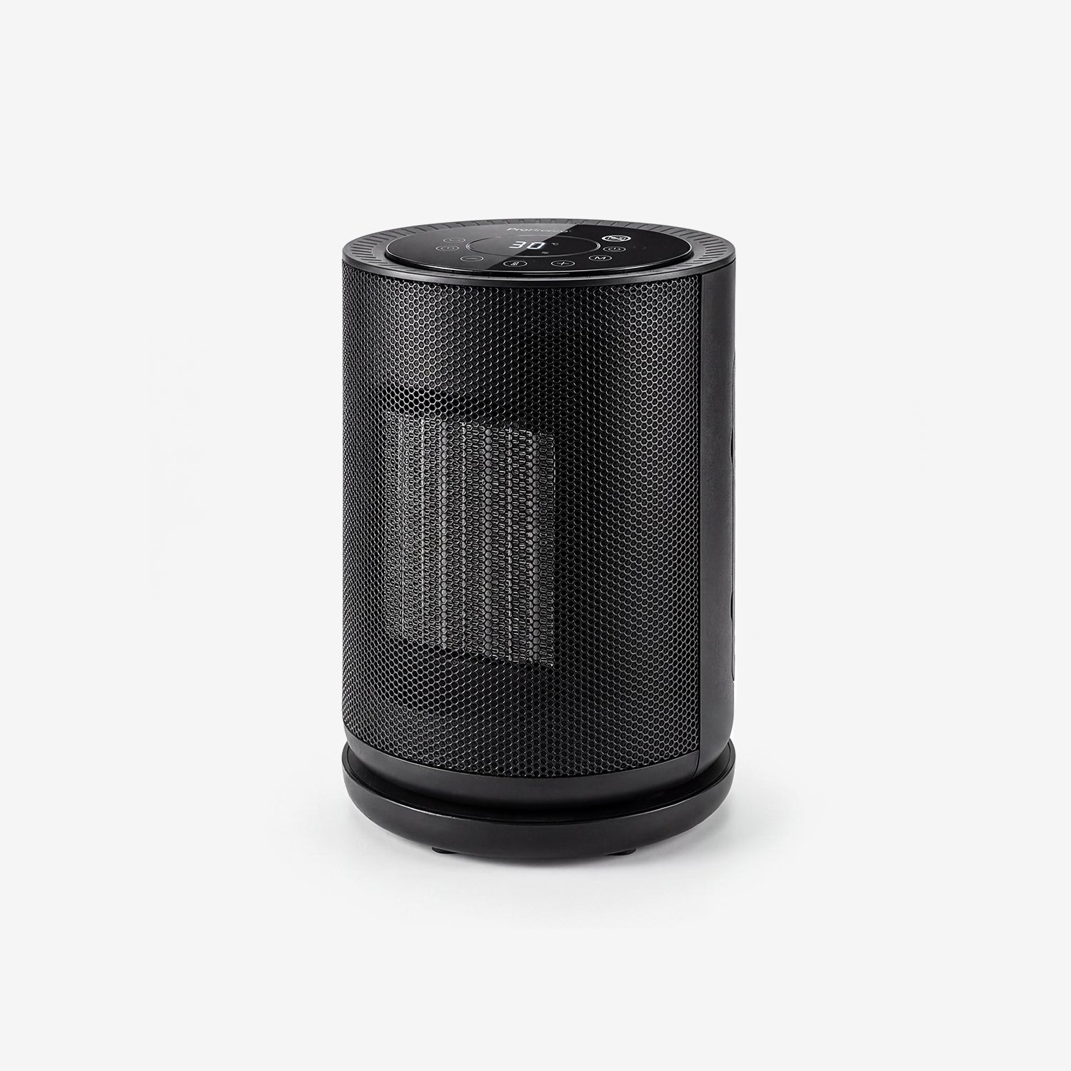 1800W Circular Ceramic Mini Fan Heater - Black