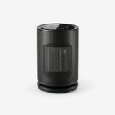 1800W Circular Ceramic Mini Fan Heater - Black
