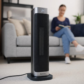 ThermaCube™ Plus 2200W Ceramic Fan Heater - Black