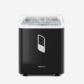 Countertop Ice Cube Maker - 2L Self-Cleaning Machine With 15kg Daily Output - Black