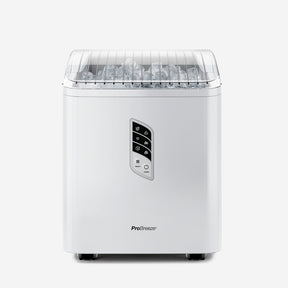 Countertop Ice Cube Maker - 2L Self-Cleaning Machine With 15kg Daily Output - White