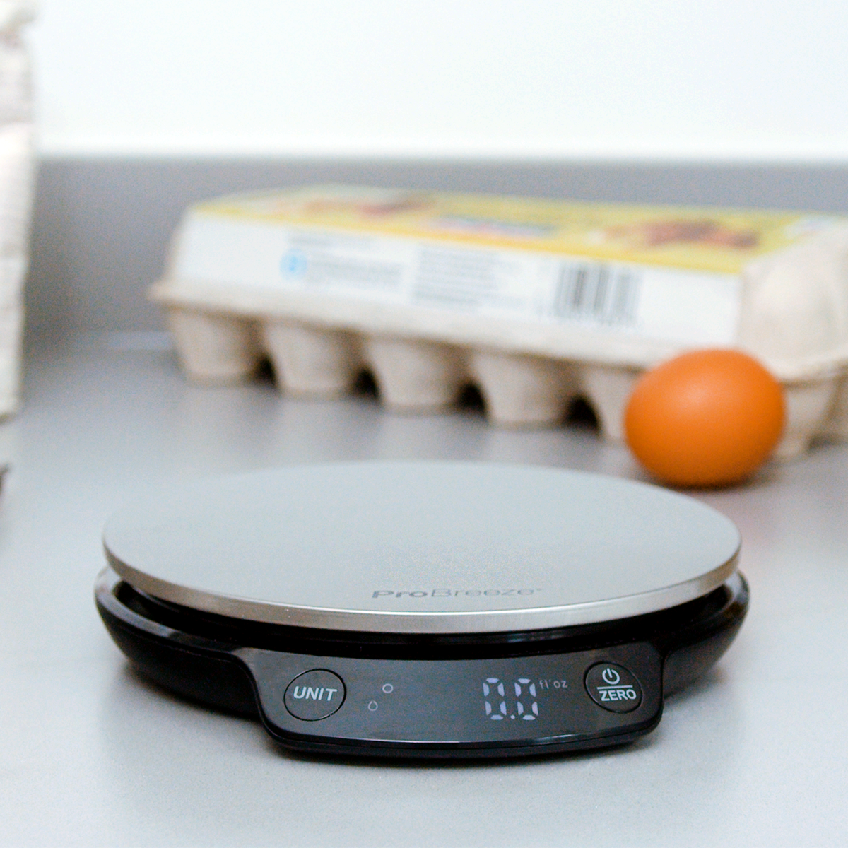 Digital Kitchen Scales - Stainless Steel (g/ml/fl oz/lb oz)